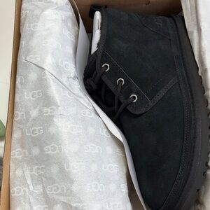 UGG Black Suede Ankle Boots